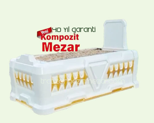 Kompozit mezar altın sarısı